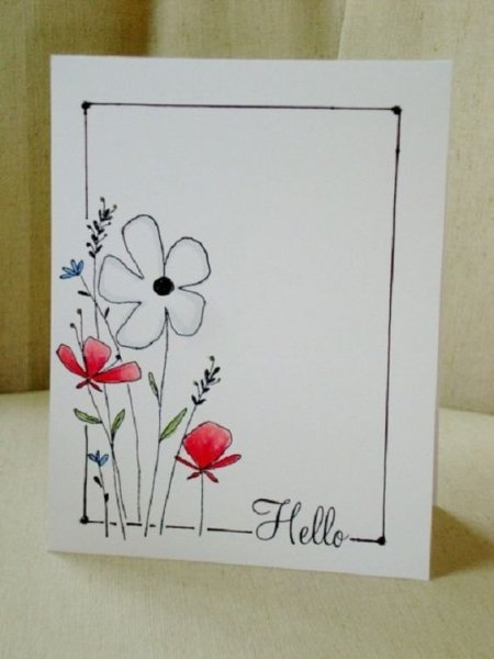 Открытка рисунок