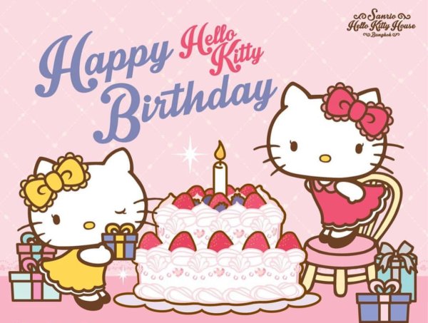 Хелло Китти с днем рождения