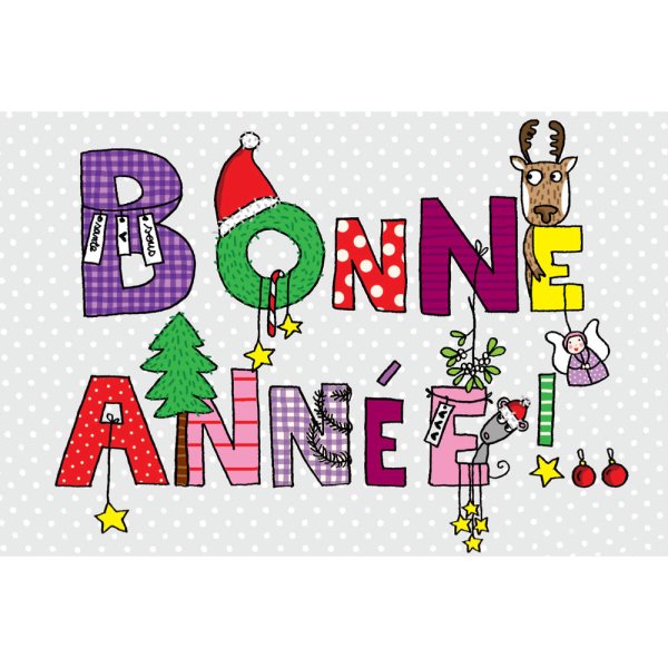Винтажная открытка bonne annee