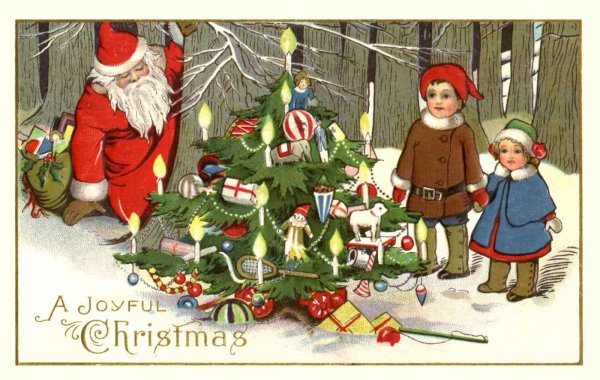 Рождественские германские открытки