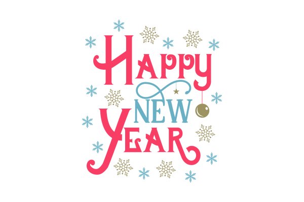 Happy New year раскраска