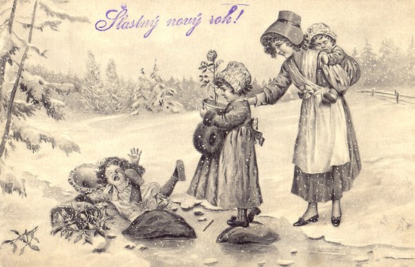 Польские новогодние открытки