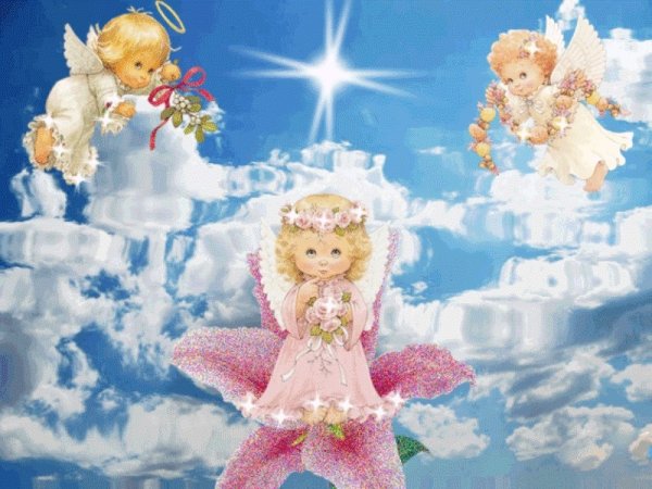 Открытки с ангелочками