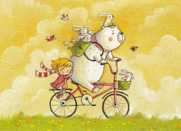 Открытка улыбнись стильная