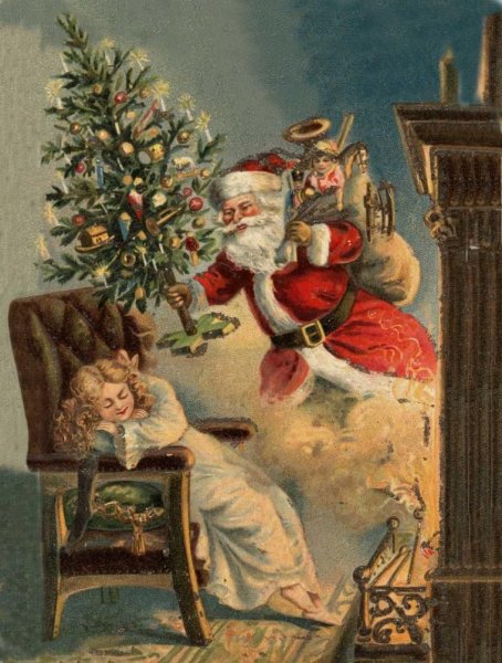 Винтажные открытки с новым годом