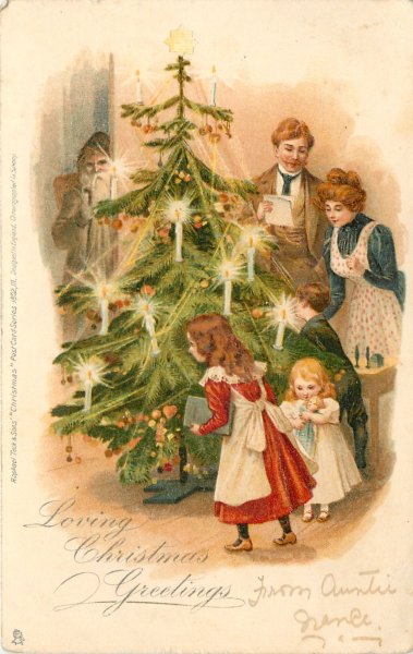 Винтажные открытки с новым годом