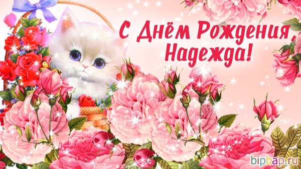 С днём рождения Надежда