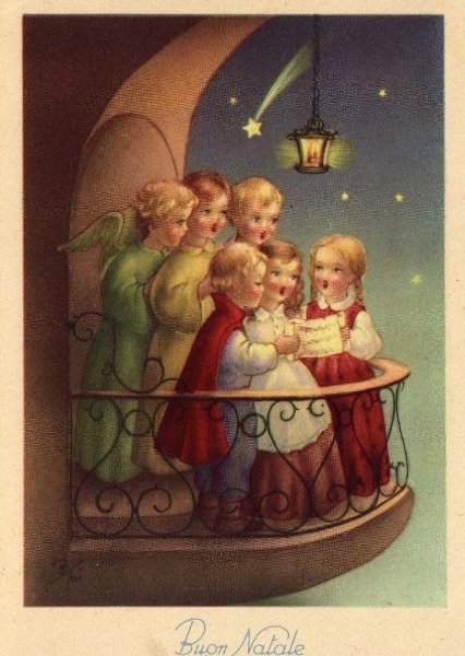 Рождественский сочельник Винтажные открытки