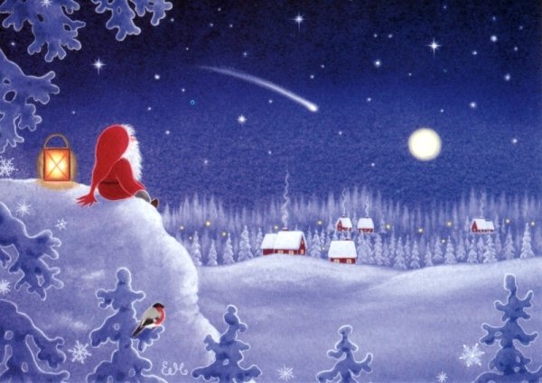 Рождественские картины Eva Melhuish