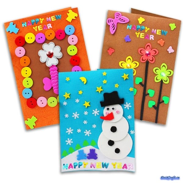 Новогодняя развивающая книжка из фетра