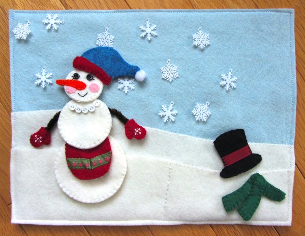 Елка из ткани для детей