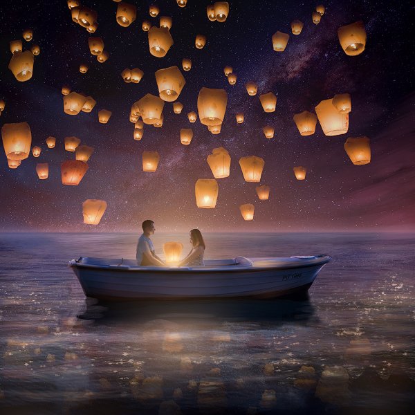 Спокойной ночи в лодке двое