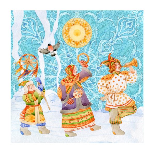 Коляда иллюстрация