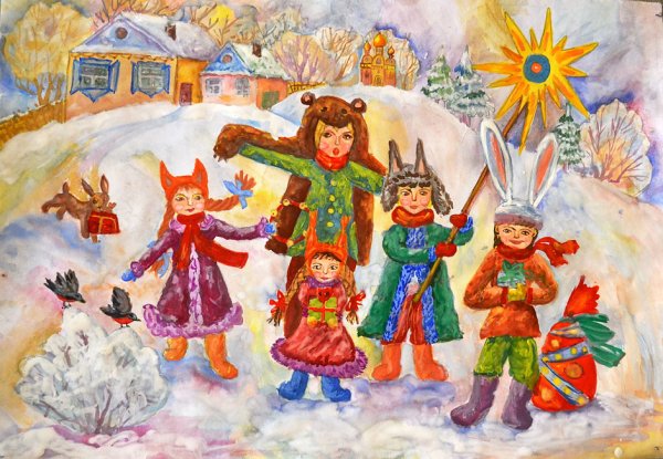 Поздравления с колядками