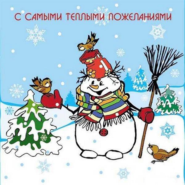 Смешные новогодние открытки