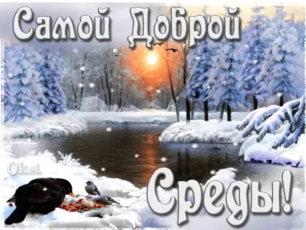 Доброй зимней среды