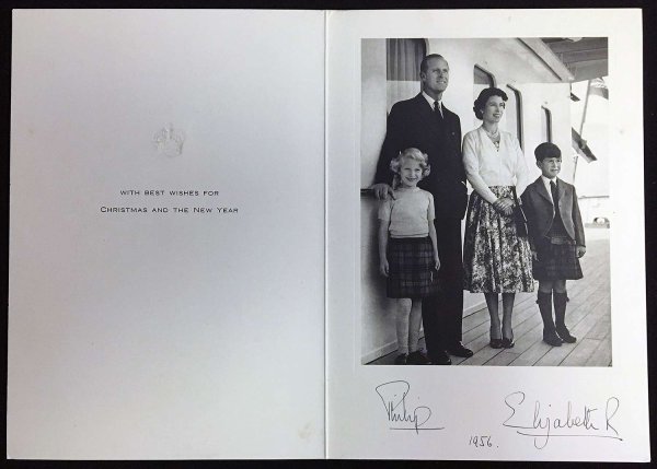 Рождественская открытка принца Чарльза