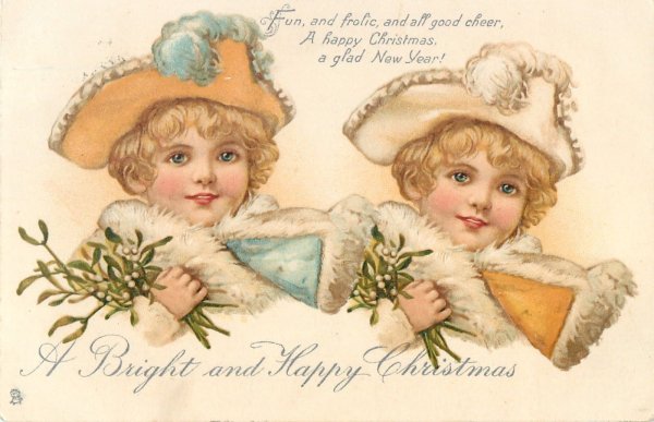 Рождественские открытки конца 19 начала 20 века