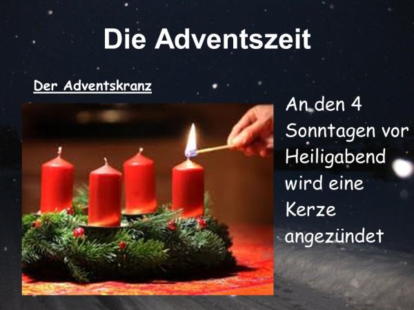 Адвент в Германии традиции