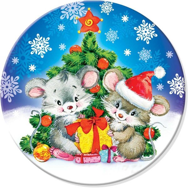 Новогодние мини открытки