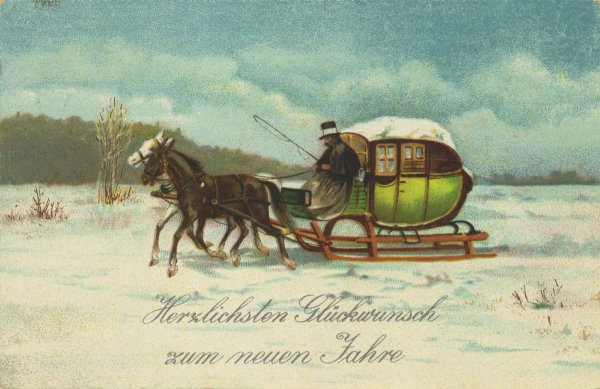 Рождественская открытка начала 20 века