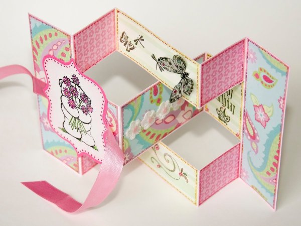 Открытка раскладушка мастер класс