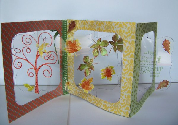 Красивая открытка раскладушка