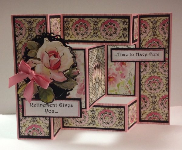 Открытка раскладушка Скрапбукинг