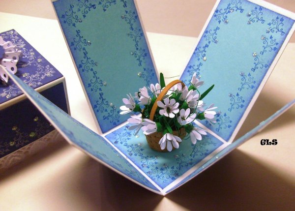 Открытка раскладушка Скрапбукинг