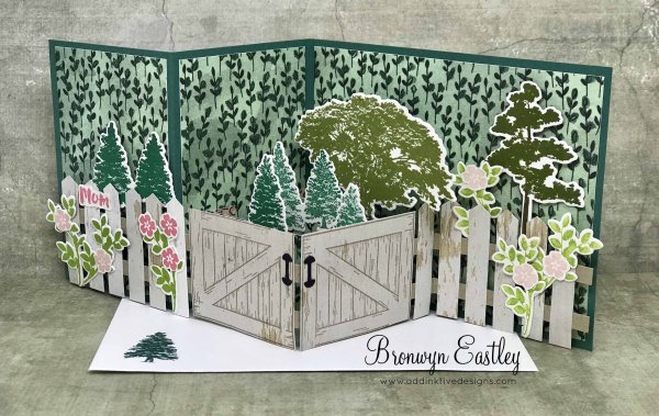 Открытка раскладушка Скрапбукинг