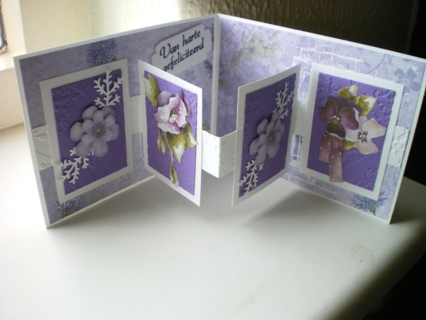 Открытка раскладушка Скрапбукинг