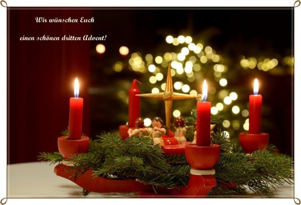 3 Advent открытки