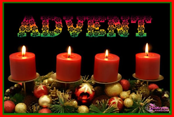 Advent надпись