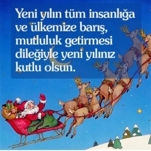 Поздравление с новым годом на турецком языке открытки