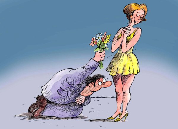 Карикатуры смешные про девушек