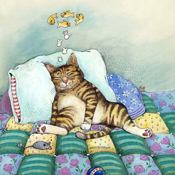 Забавные коты - художник Gary Patterson