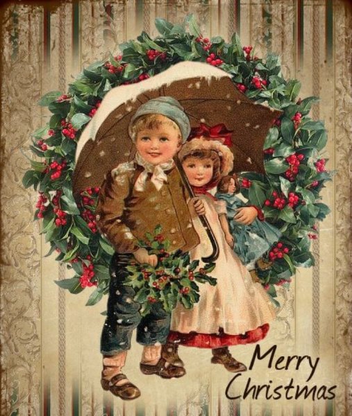 Винтажные новогодние открытки