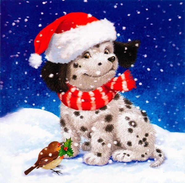 Новогодняя открытка