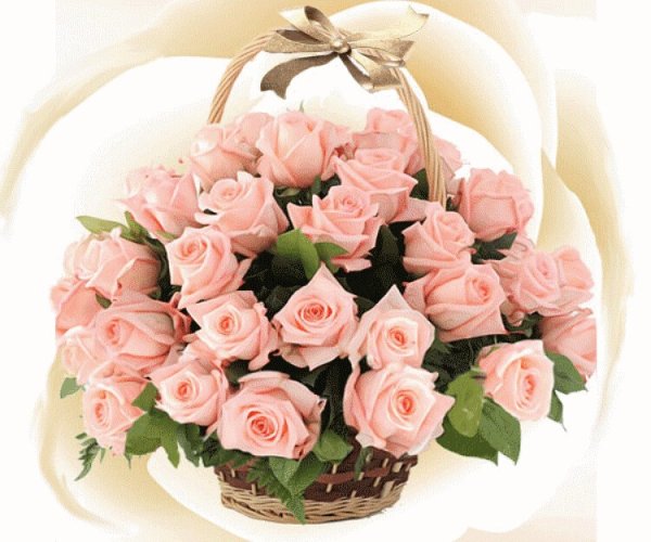 Корзина с цветами