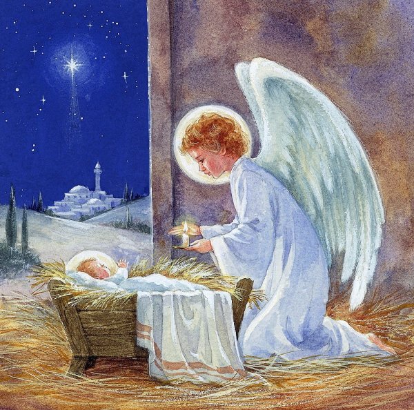 Красивые открытки с Рождеством