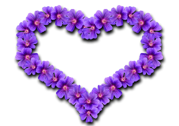 Сиреневое сердечко