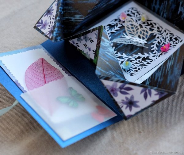 Открытка с сюрпризом своими руками
