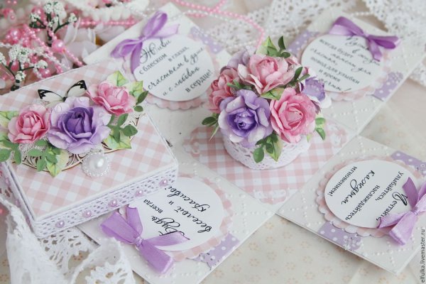 Объемная открытка-коробочка