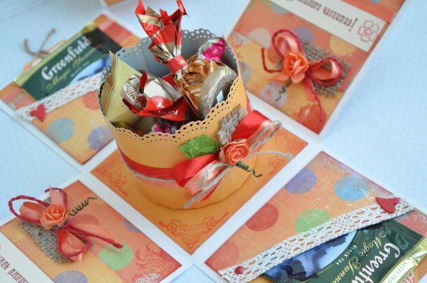 Красивые открытки своими руками из бумаги