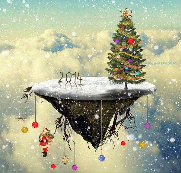 Креативные открытки на новый год