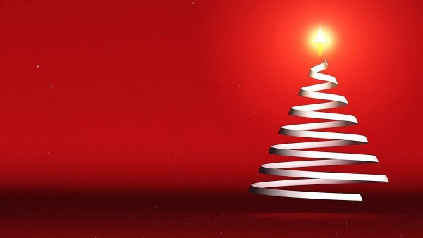 Креативный новогодний фон