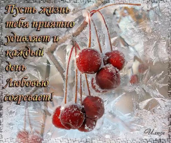 Поздравление с первым днем зимы