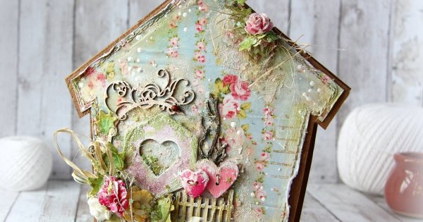 Открытка домик с окошком своими руками