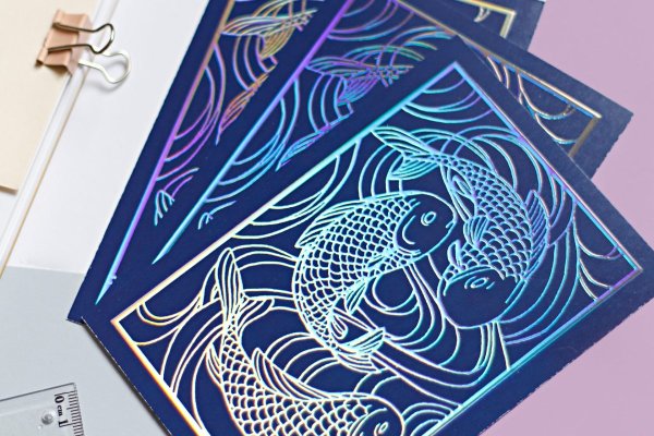 Открытки с голограммой