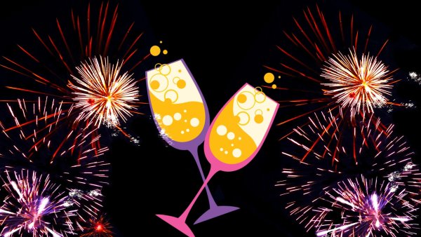 Фейерверк с днем рождения